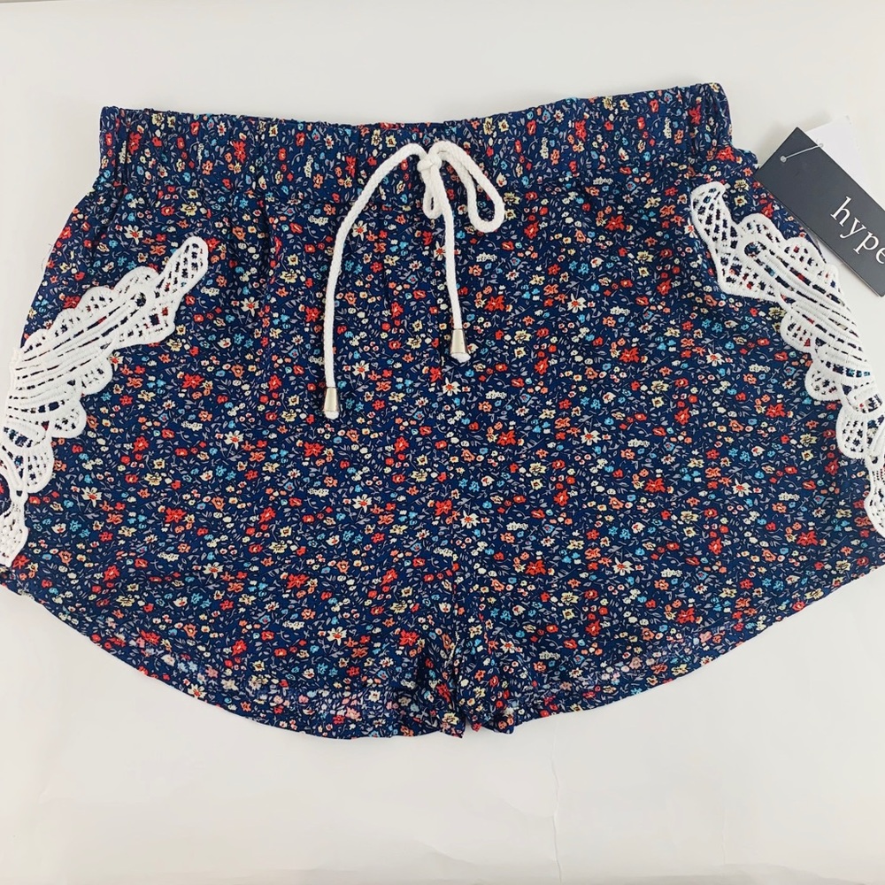 Floral Print Summer Beach Casual Shorts